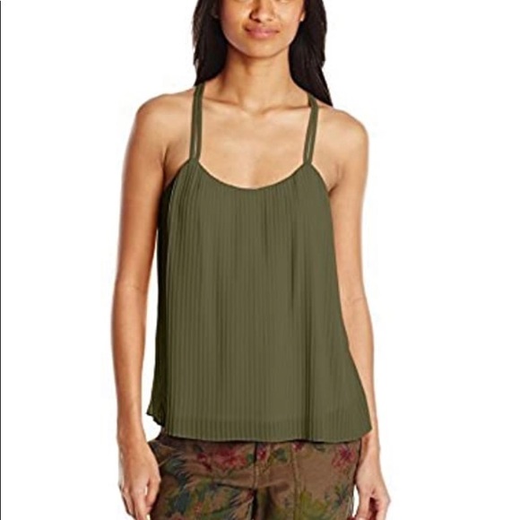 My Michelle Double Strap Pleat Front Top - Picture 8 of 8